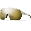 Lunettes de soleil Smith Shift Split Mag Matte Bone Chromapop Black Gold Mirror