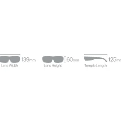 Lunettes de soleil Smith Shift Split Mag Matte Bone Chromapop Black Gold Mirror