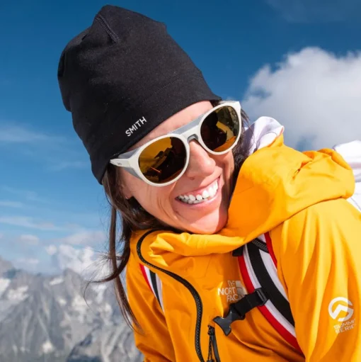 Lunettes de soleil Smith Venture Matte Bone Chromapop Glacier Photochromic Copper To Gray Gold Mirror