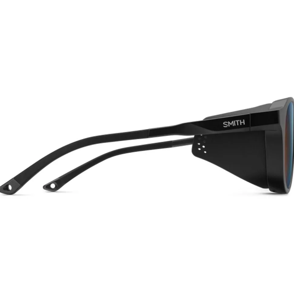 Lunettes de soleil Smith Venture Matte Black Chromapop Glacier Photochromique Copper Blue Mirror