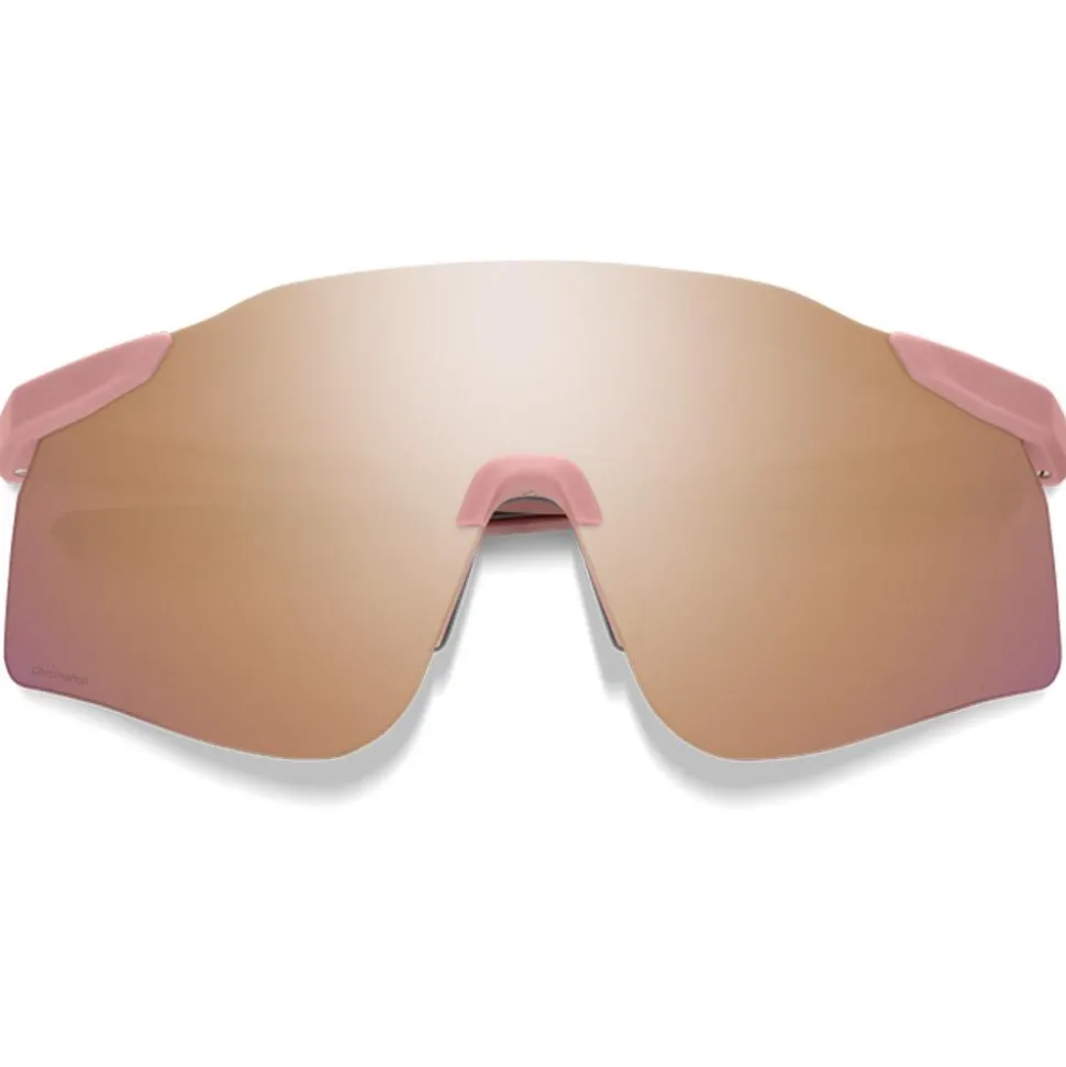Lunettes de soleil Smith Defy Matte Chalk Rose Chromapop Rose Gold Mirror
