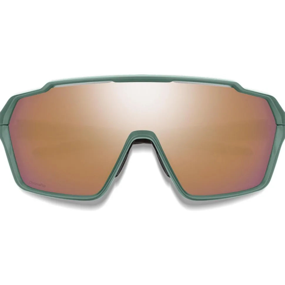 Lunettes de soleil Smith Shift Mag Alpine Green Chromapop Rose Gold Mirror