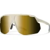 Lunettes de soleil Smith Motive Matte Bone Chromapop Black Gold Mirror