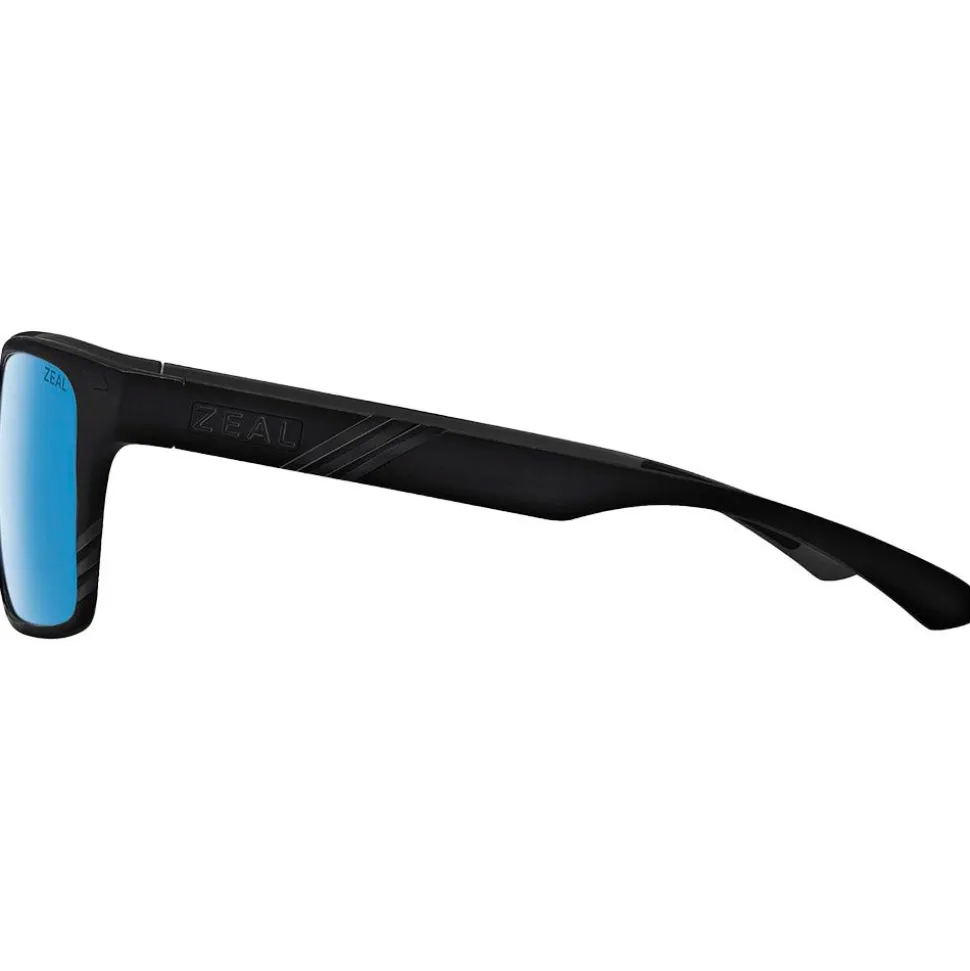 Lunettes de soleil Zeal Brewer Gloss Black Ellume Polarized Horizon Blue