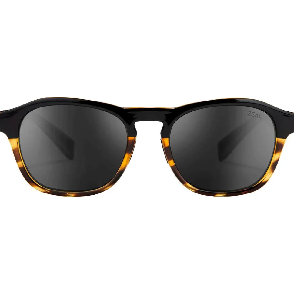 Lunettes de soleil Zeal Dawn Black Tortoise Ellume Polarized Dark Grey