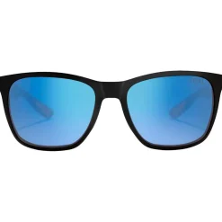 Lunettes de soleil Zeal Fremont Matte Black Ellume Polarized Horizon Blue