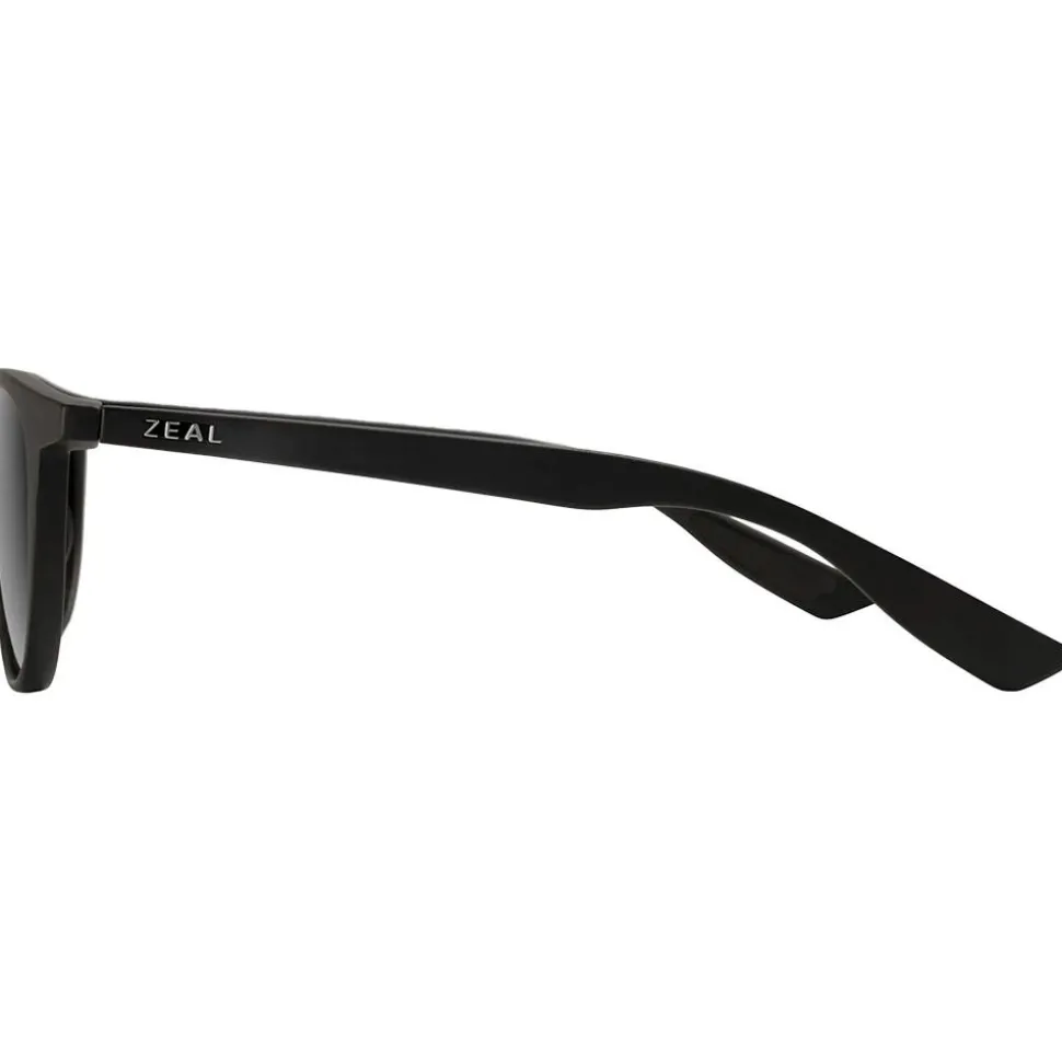 Lunettes de soleil Zeal Juno Matte Black Ellume Polarized Dark Grey