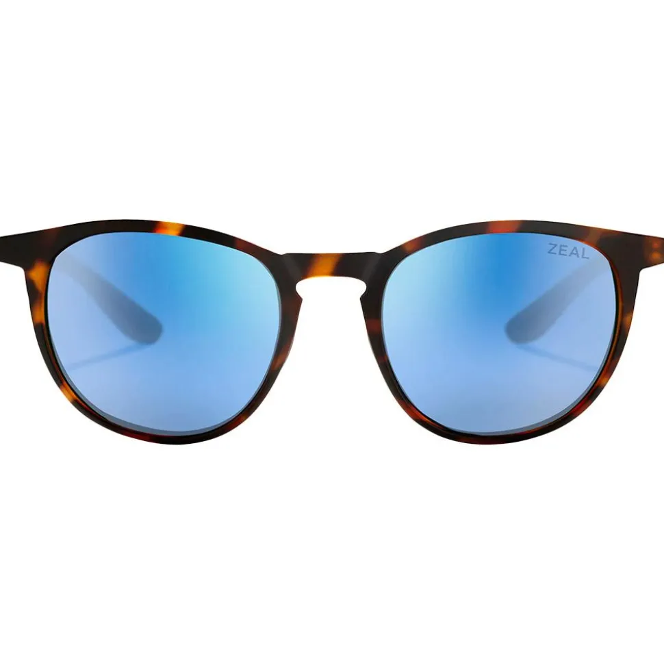 Lunettes de soleil Zeal Juno Matte Tortoise Ellume Polarized Horizon Blue