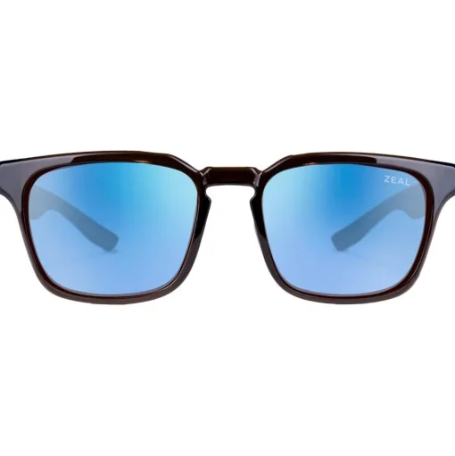 Lunettes de soleil Zeal Whittier Transparent Light Brown Ellume Polarized Horizon Blue