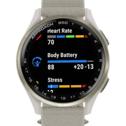 Montre GPS Garmin Approach S50 Cream Gold
