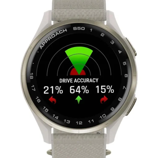 Montre GPS Garmin Approach S50 Cream Gold