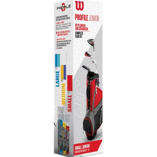 Pack 1/2 serie Wilson Profile JGI Small 5-8 ans (102 à 127cm)