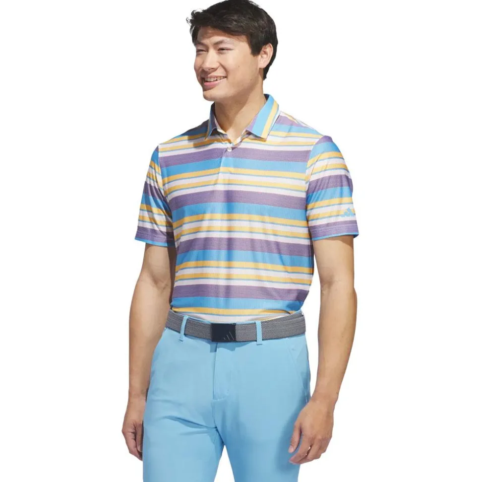 Polo adidas Heat Rdy Stripe Polo Semi Spark
