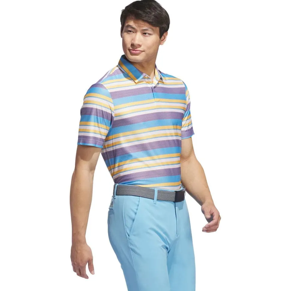 Polo adidas Heat Rdy Stripe Polo Semi Spark