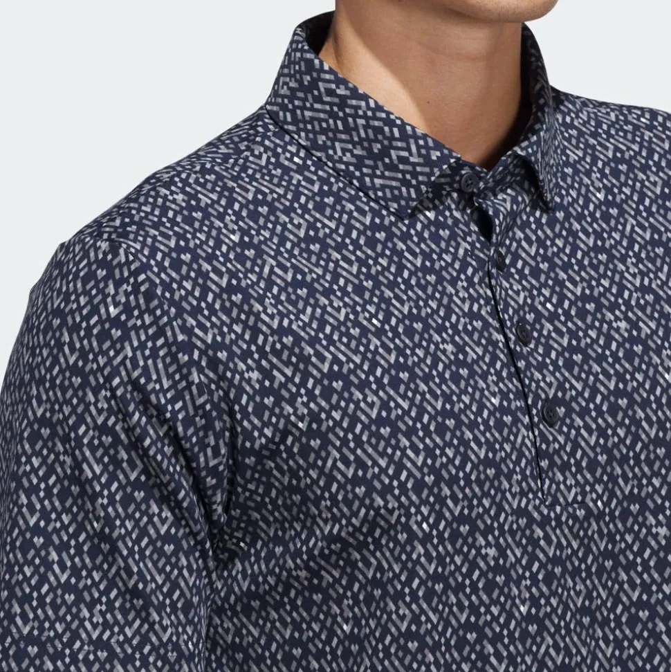 Polo adidas Ultimate365 Micro Argyle Collegiate Navy