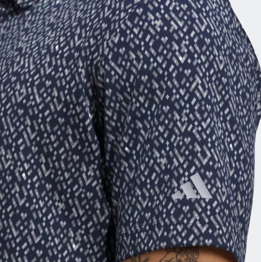 Polo adidas Ultimate365 Micro Argyle Collegiate Navy