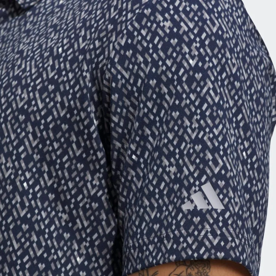 Polo adidas Ultimate365 Micro Argyle Collegiate Navy