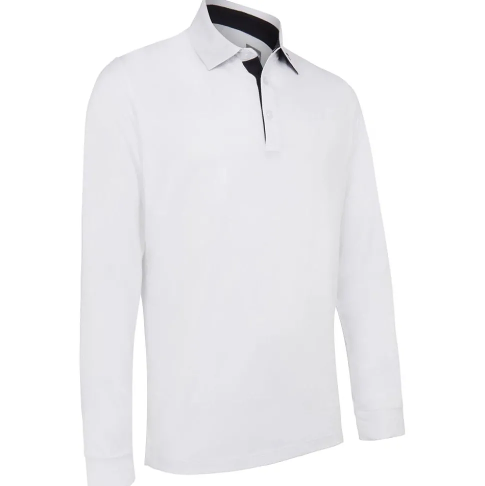 Polo Callaway Golf Emea Ls Performance Bright White