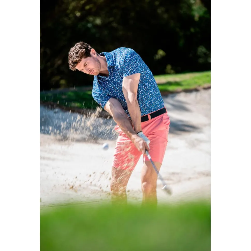 Polo Callaway Golf Emea Short Sleeve Cocktail Galaxy Blue