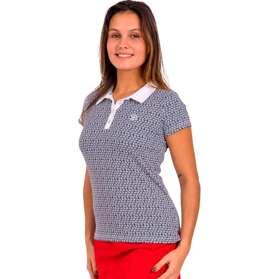Polo Chiberta Malou Marine Blanc