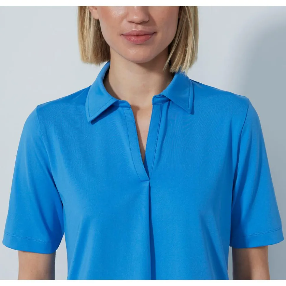 Polo Daily Sports Bella Birdie 1/2 Sleeve Polo Shirt Sky