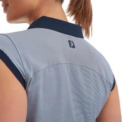 Polo Footjoy End On End Striped Lisle Navy