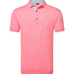 Polo Footjoy Heather Lisle With Pink Lemond