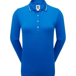 Polo Footjoy Thermal LS Shirt Blue
