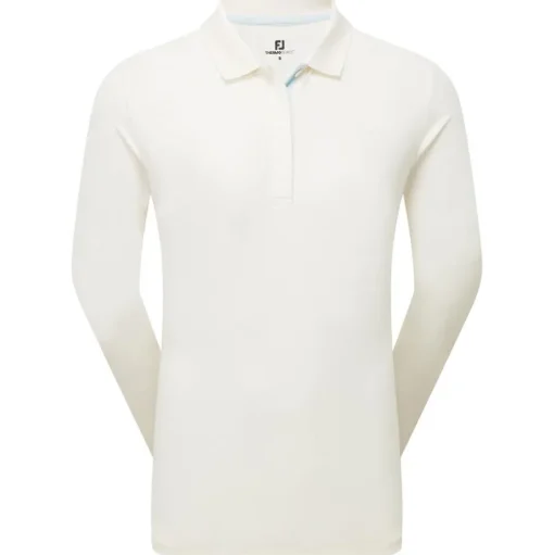 Polo Footjoy Thermoseries Long Sleeves Off White