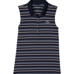 Polo Lacoste Polo Sleeveless Navy Pastille Mint