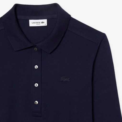 Polo Lacoste Long Sleeve Polo Marine
