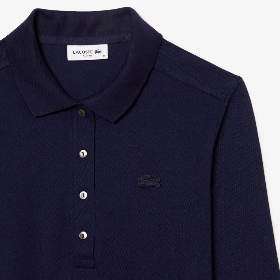 Polo Lacoste Long Sleeve Polo Marine