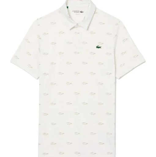 Polo Lacoste Polo Print Farine Viennois