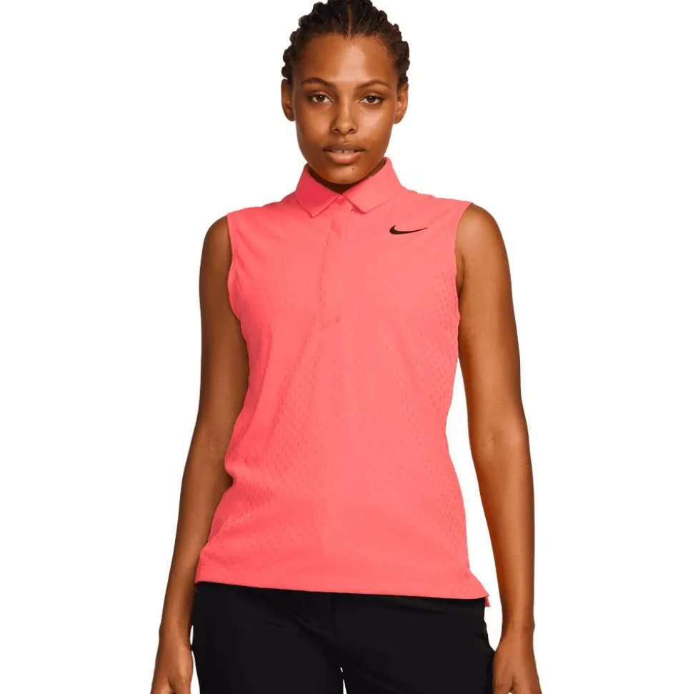 Polo Nike Dri Fit Adv Tour SL Light Wild Mango