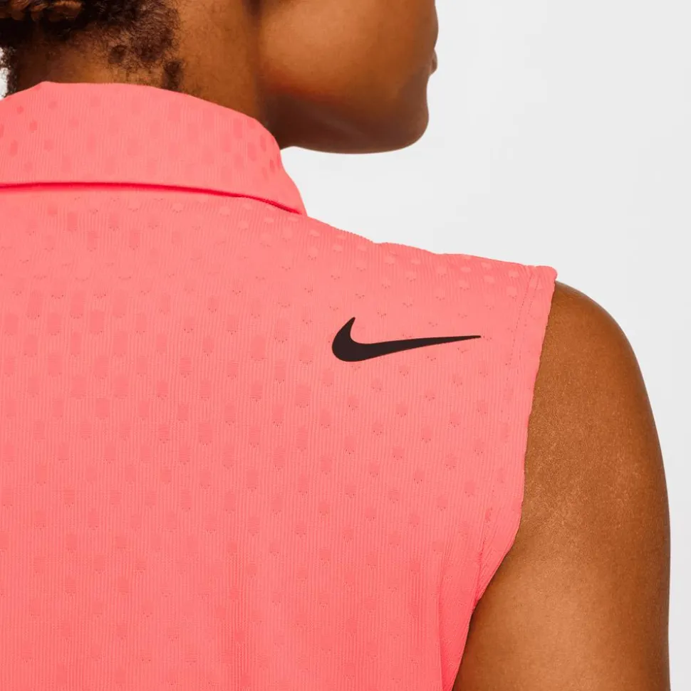 Polo Nike Dri Fit Adv Tour SL Light Wild Mango