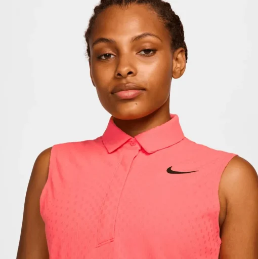 Polo Nike Dri Fit Adv Tour SL Light Wild Mango