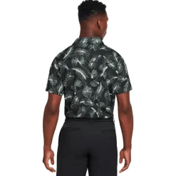 Polo Nike Dri Fit Tour Polo Pine Print Cargo Khaki Black