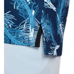 Polo Nike Dri Fit Tour Polo Pine Print Aegean Storm White