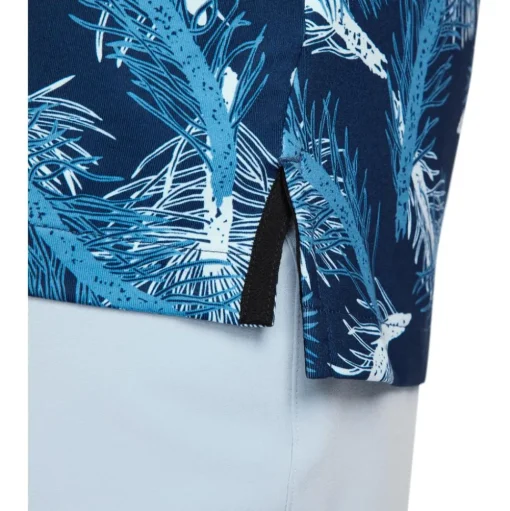 Polo Nike Dri Fit Tour Polo Pine Print Aegean Storm White