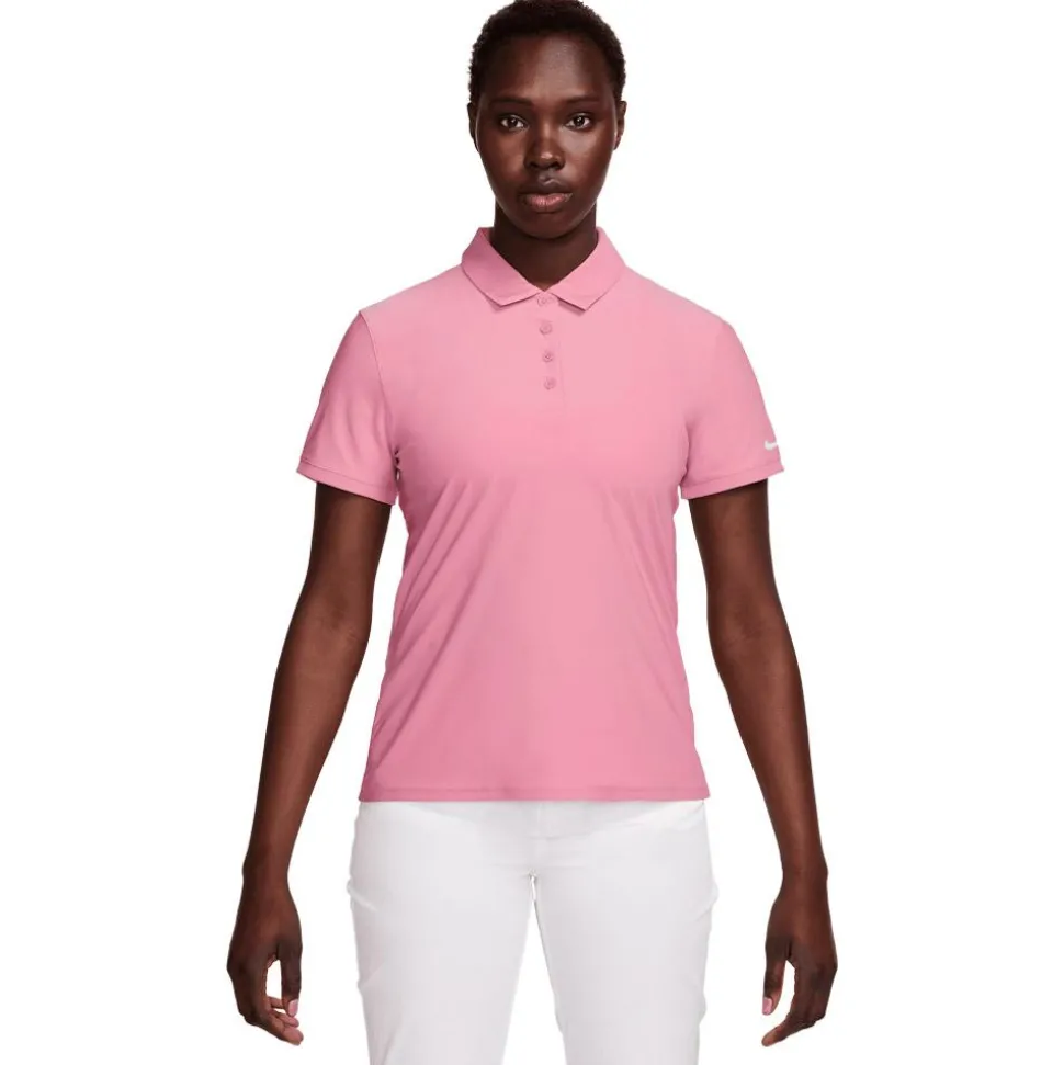 Polo Nike Dri Fit Victory SS Polo Elemental Pink White