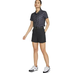 Polo Nike W Dri Fit Victory Polo Print Black White