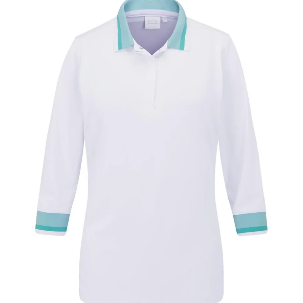 Polo Ping Lindsey White Bright Aqua