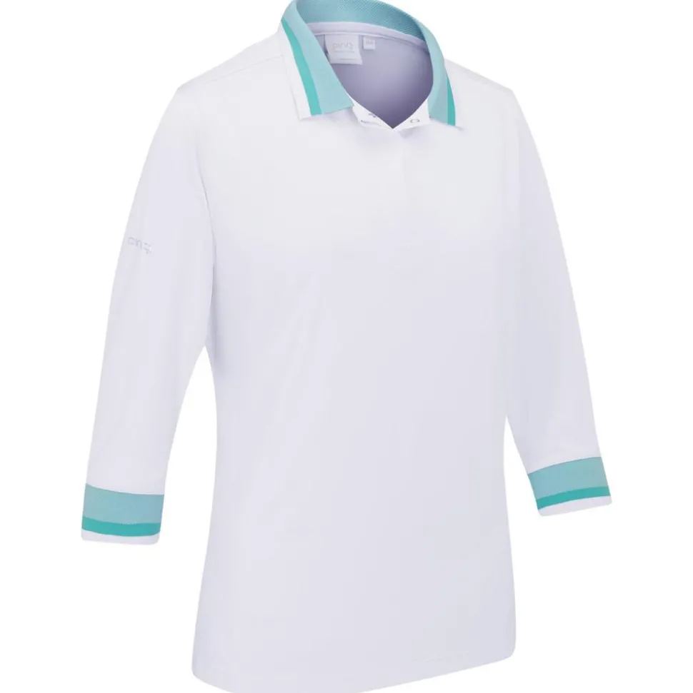 Polo Ping Lindsey White Bright Aqua