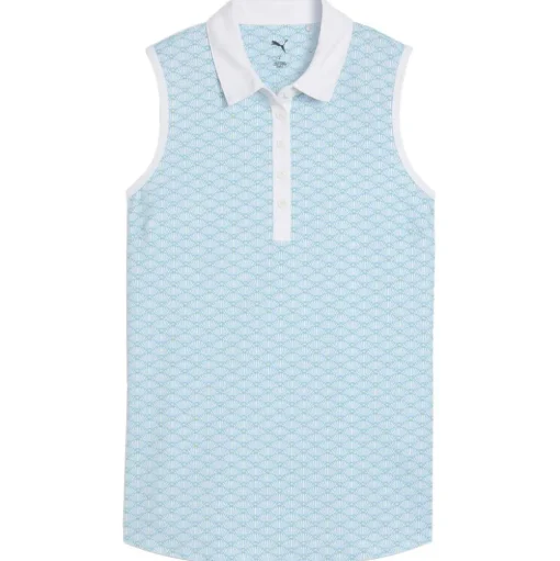 Polo Puma Golf Cloudspun Scallop Sl Safe Lake