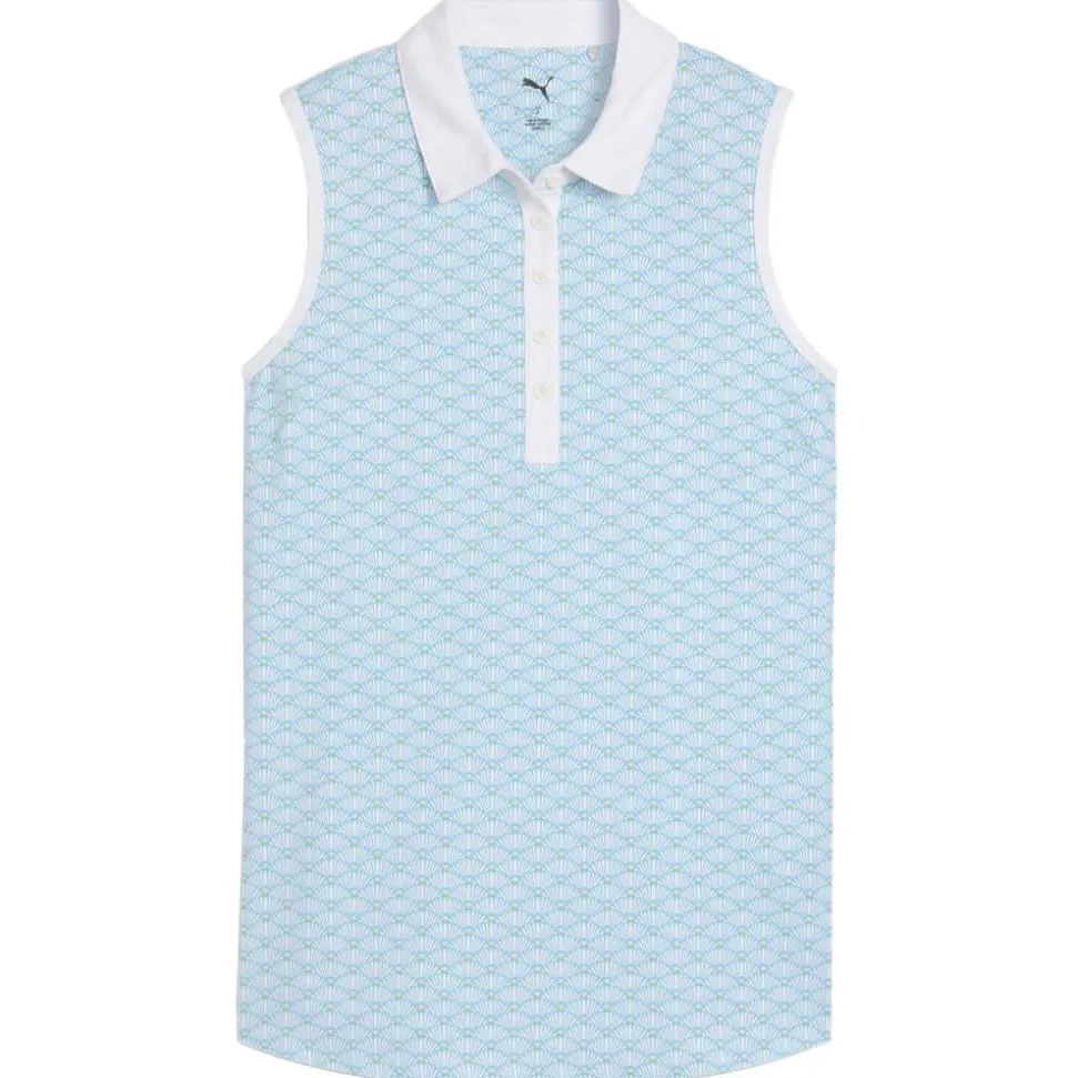 Polo Puma Golf Cloudspun Scallop Sl Safe Lake