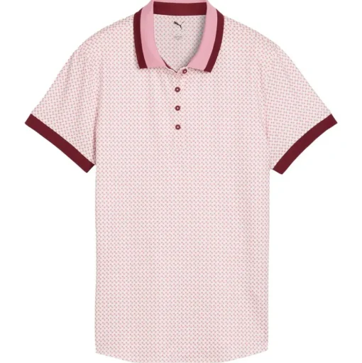 Polo Puma Golf W Cloudspun Micro Spark Short Sleeve Poised Pink