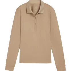 Polo Puma Golf W Cloudspun Midwght Ls Polo Ice Coffee