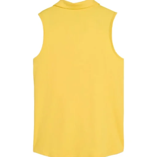 Polo Puma Golf W Cloudspun Piped SL Polo Sunny Yellow
