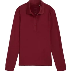 Polo Puma Golf W Cloudspun Midwght Ls Polo Ruby Shimmer