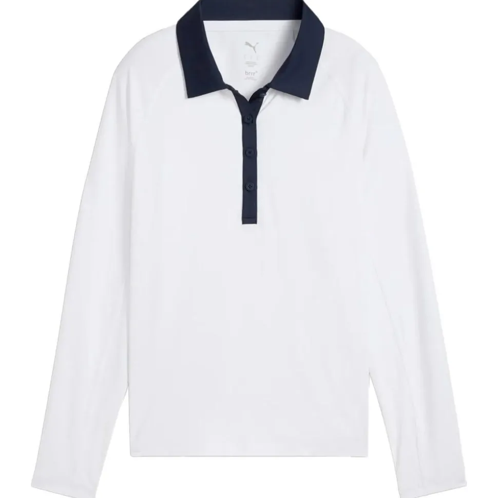 Polo Puma Golf W You-V Ls Polo White Glow
